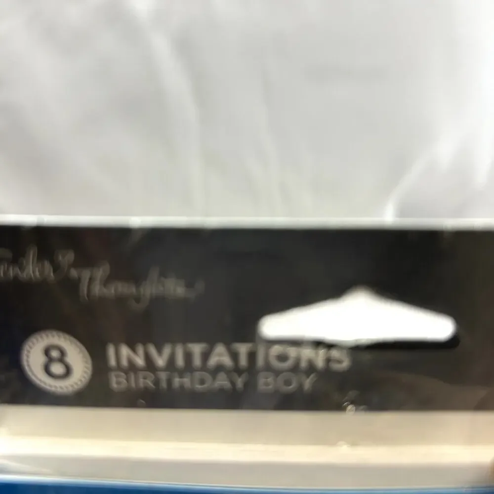 5 packs of 8 Birthday Ahoy Invitations Tender Thoughts in packages msrp 3.25 ea